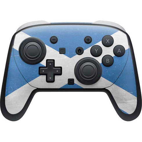 Scotland Flag Distressed Nintendo Skins